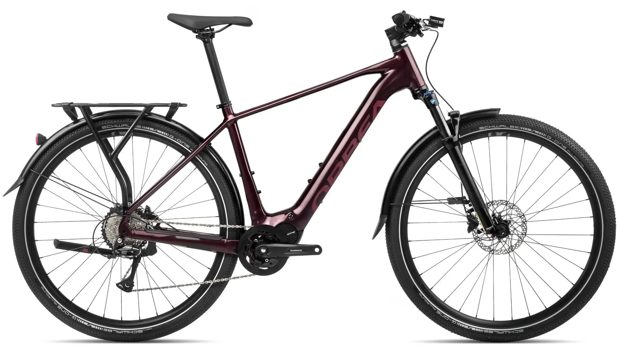 Orbea Kemen 40 2024 Elektrische Herenfiets Middenmotor Rood S
