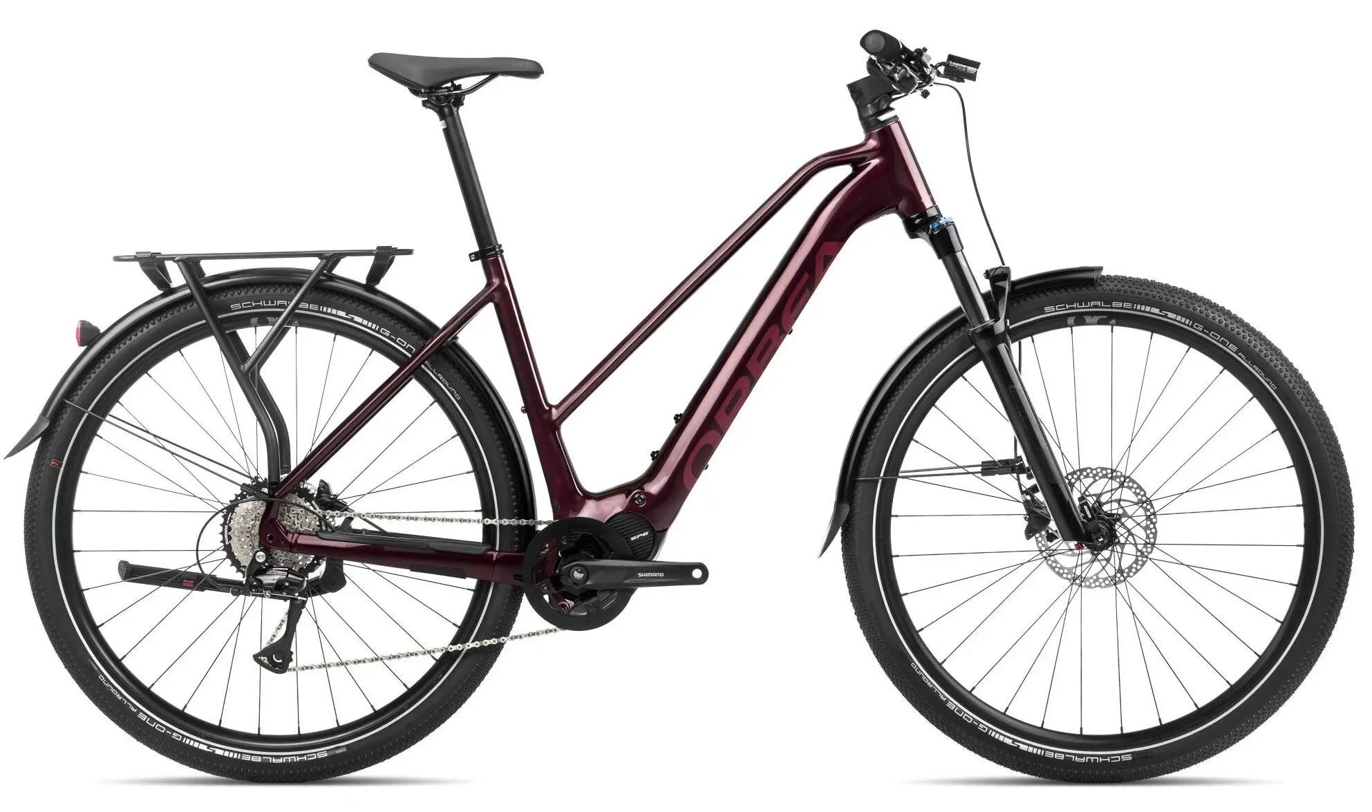 Orbea Kemen Mid 40 2024 Elektrische Damesfiets Middenmotor Rood L