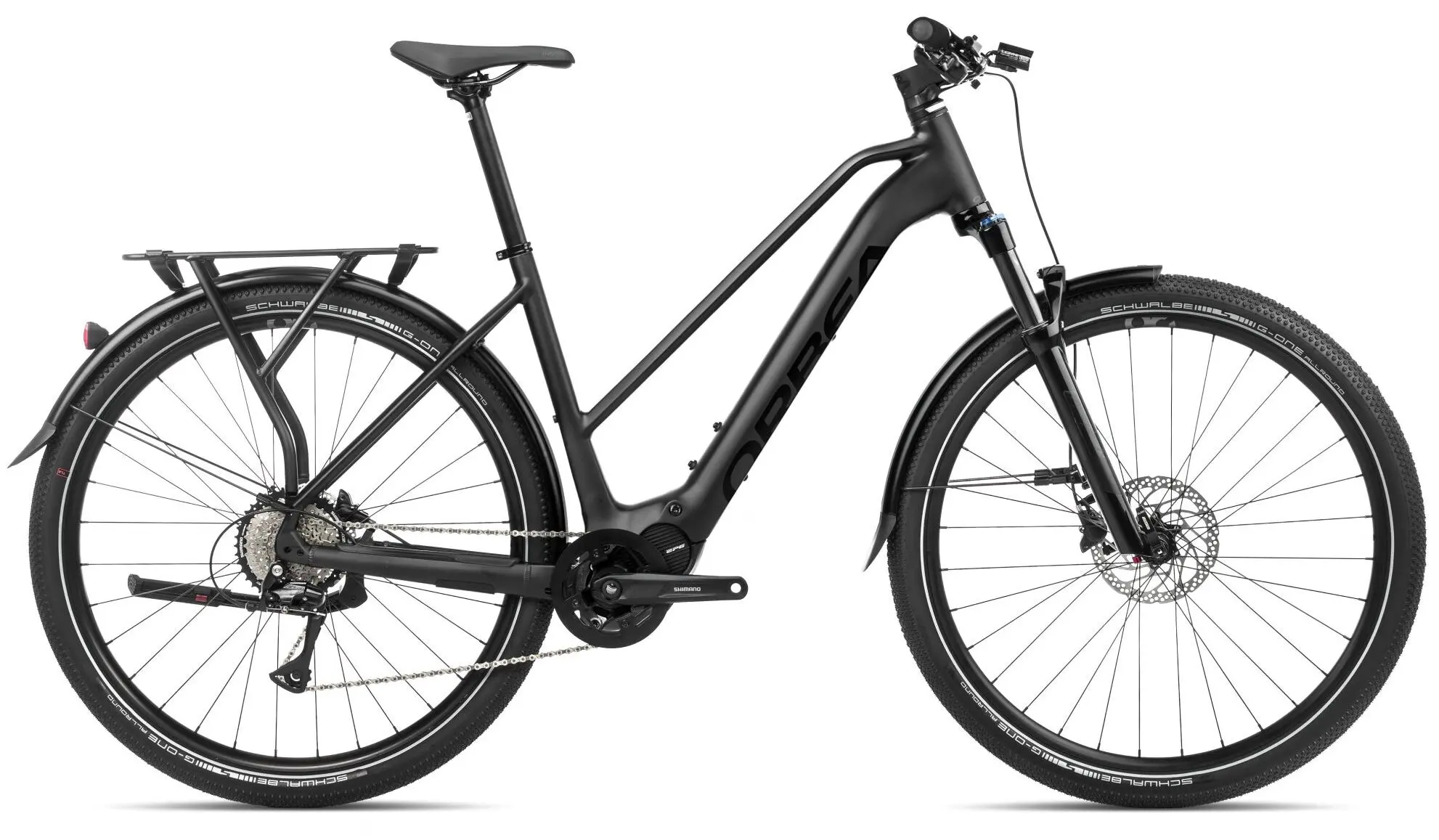 Orbea Kemen Mid 40 2024 Elektrische Damesfiets Middenmotor Zwart M