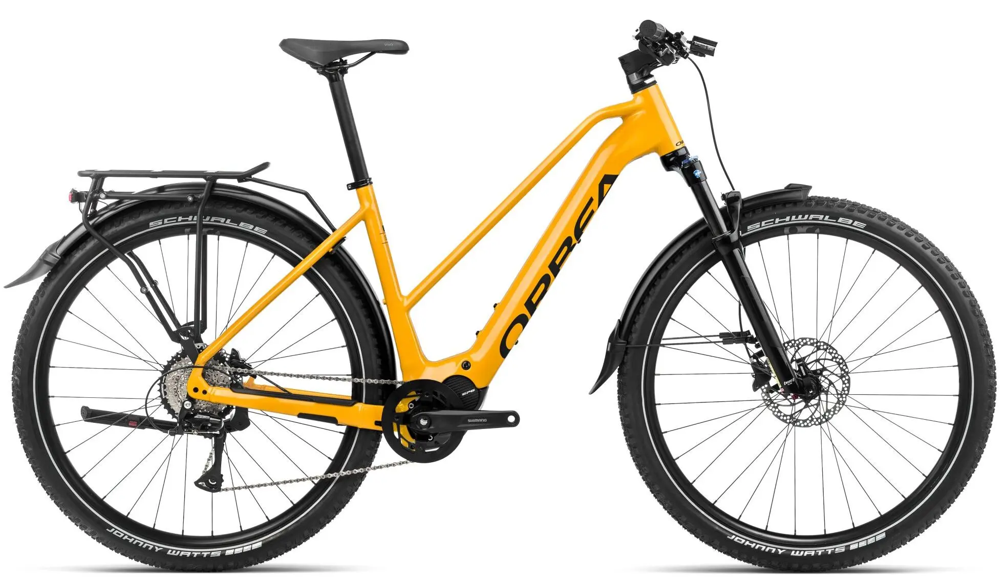 Orbea Kemen Mid SUV 40 2024 Elektrische Damesfiets Middenmotor Oranje L