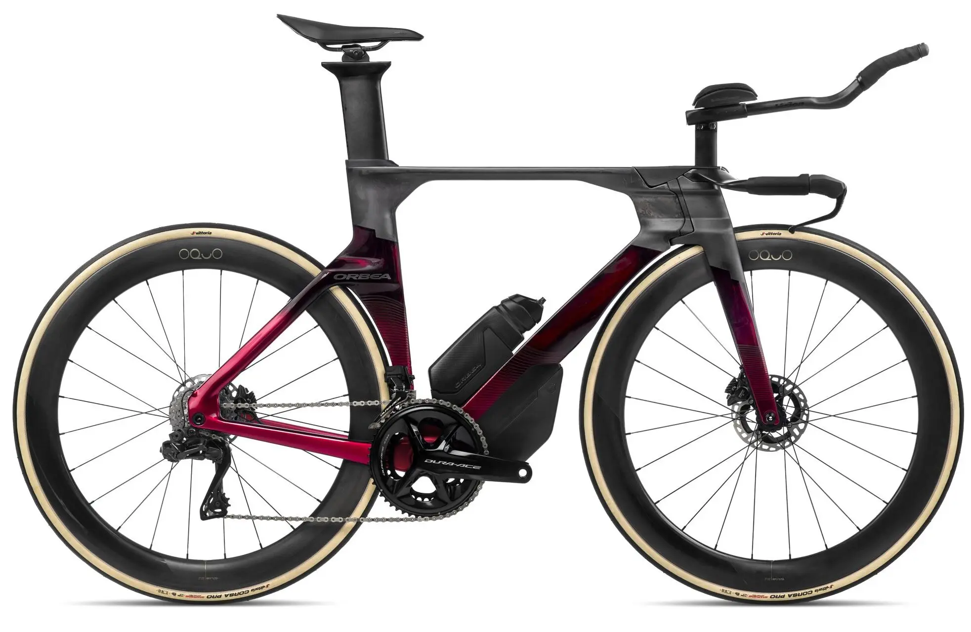 Orbea ORDU M10ILTD 2024 Triathlon Fiets Carbon Rood XS