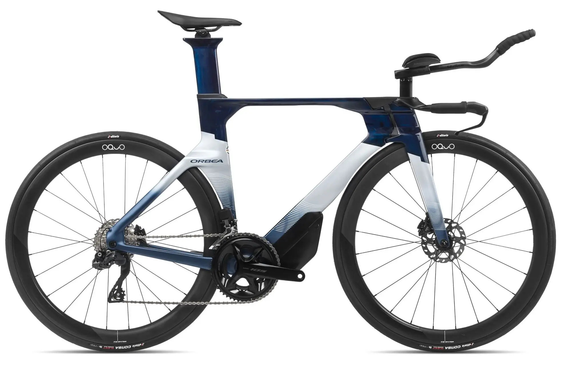 Orbea ORDU M30ILTD 2024 Triathlon Fiets Carbon Wit XS