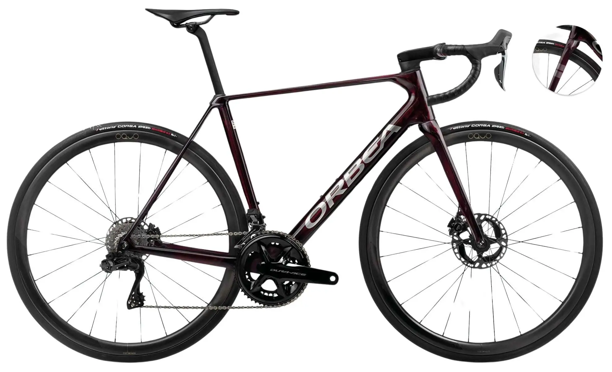 Orbea Orca M10ILTD PWR 2024 Racefiets Carbon Rood 60cm