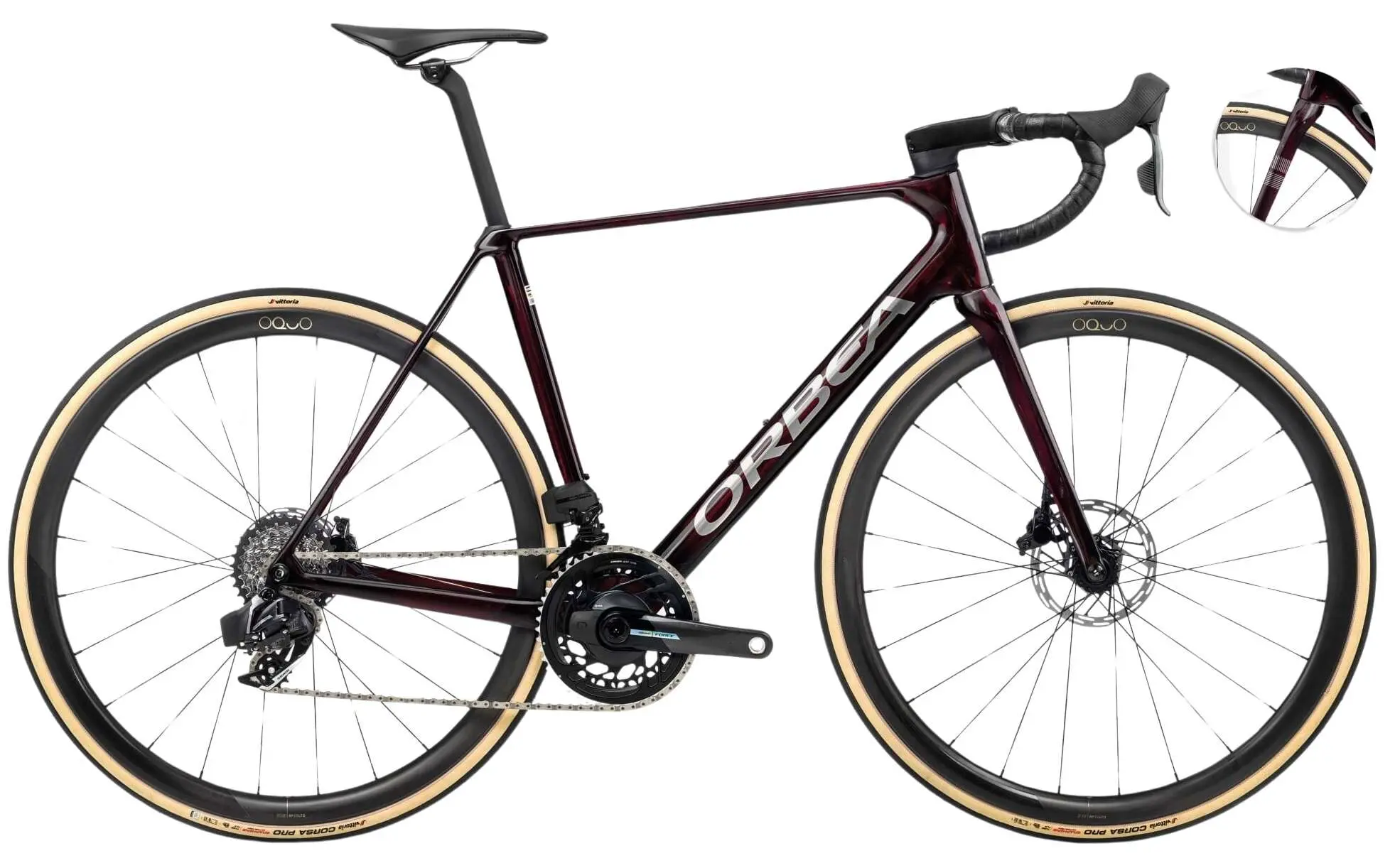 Orbea Orca M21ELTD PWR 2024 Racefiets Carbon Rood 55cm