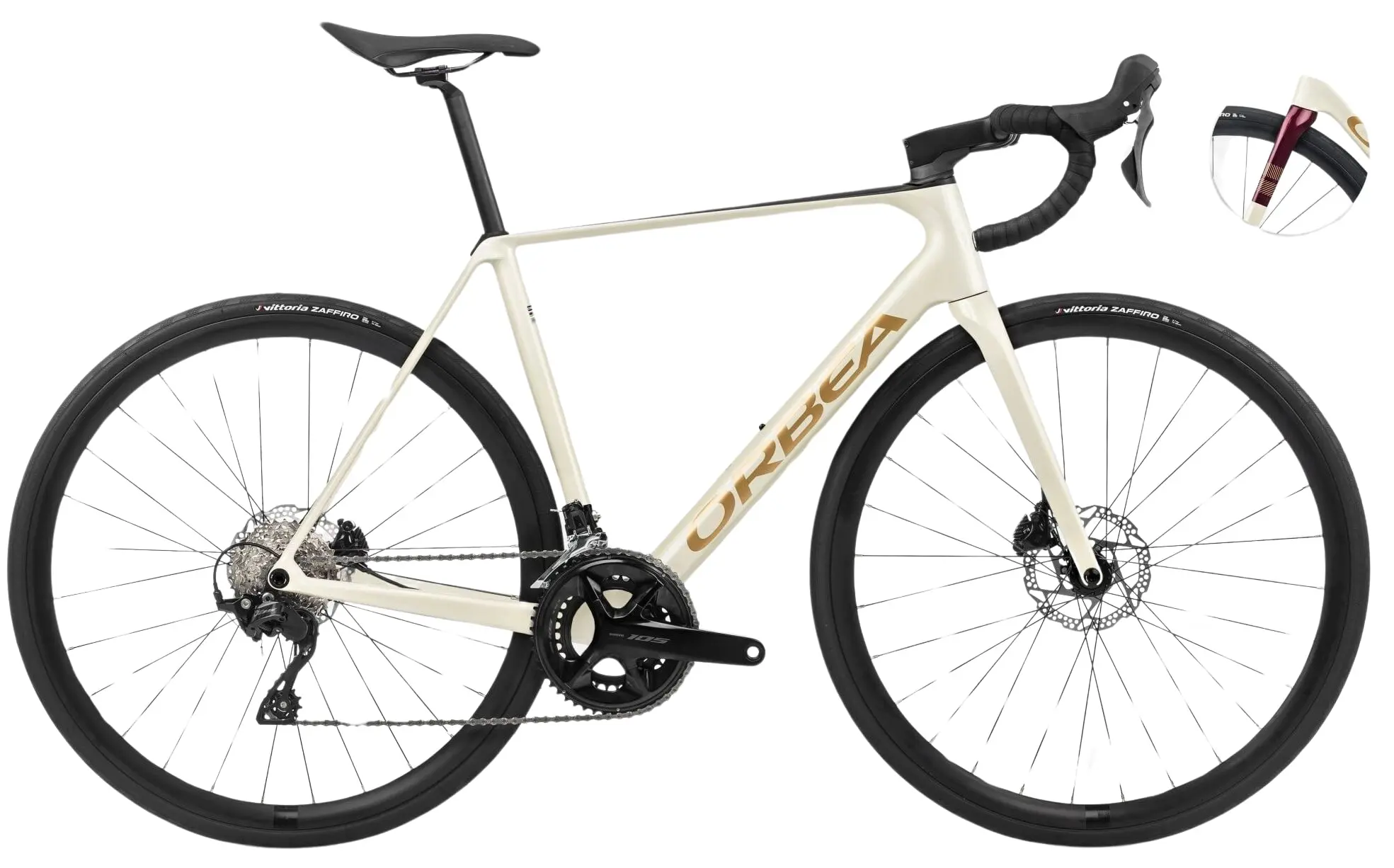 Orbea Orca M30 2024 Racefiets Carbon Wit 51cm