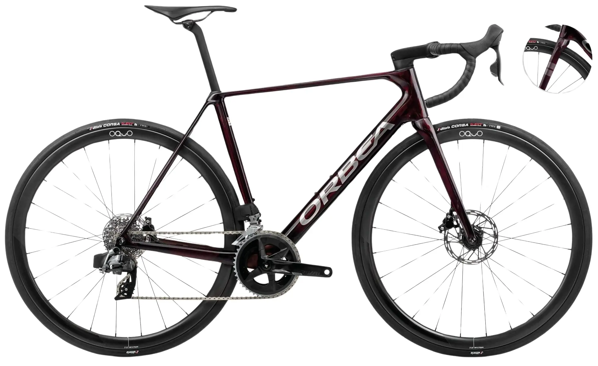 Orbea Orca M31ETEAM 2024 Racefiets Carbon Rood 47cm