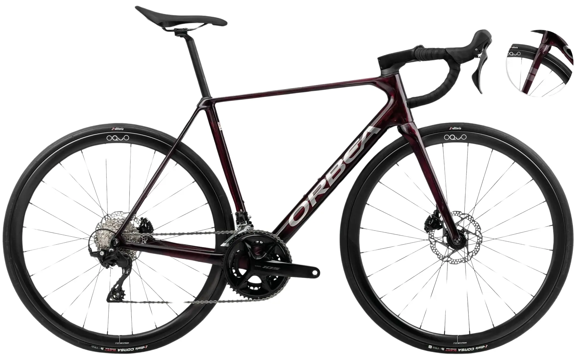 Orbea Orca M35 2024 Racefiets Carbon Rood 55cm