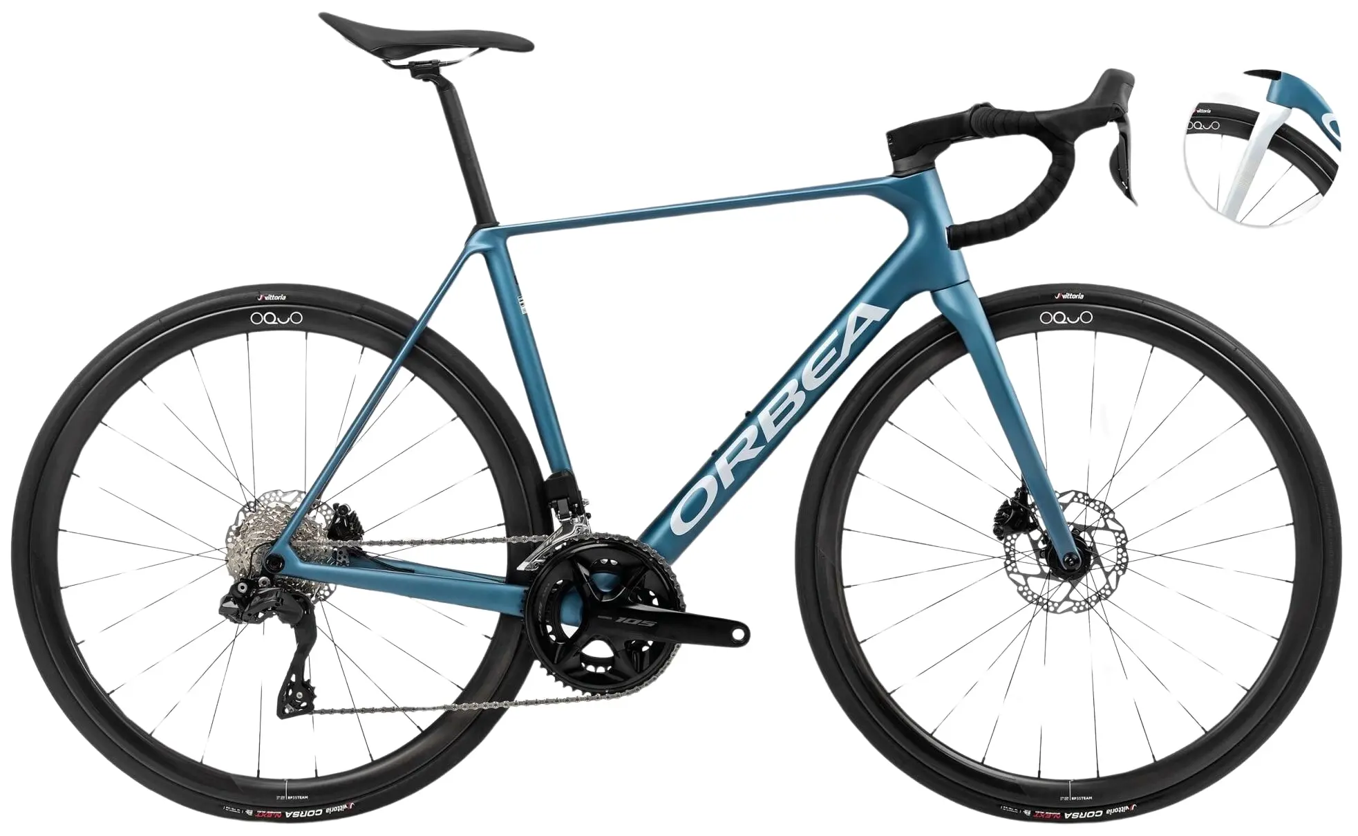 Orbea Orca M35I 2024 Racefiets Carbon Blauw 53cm