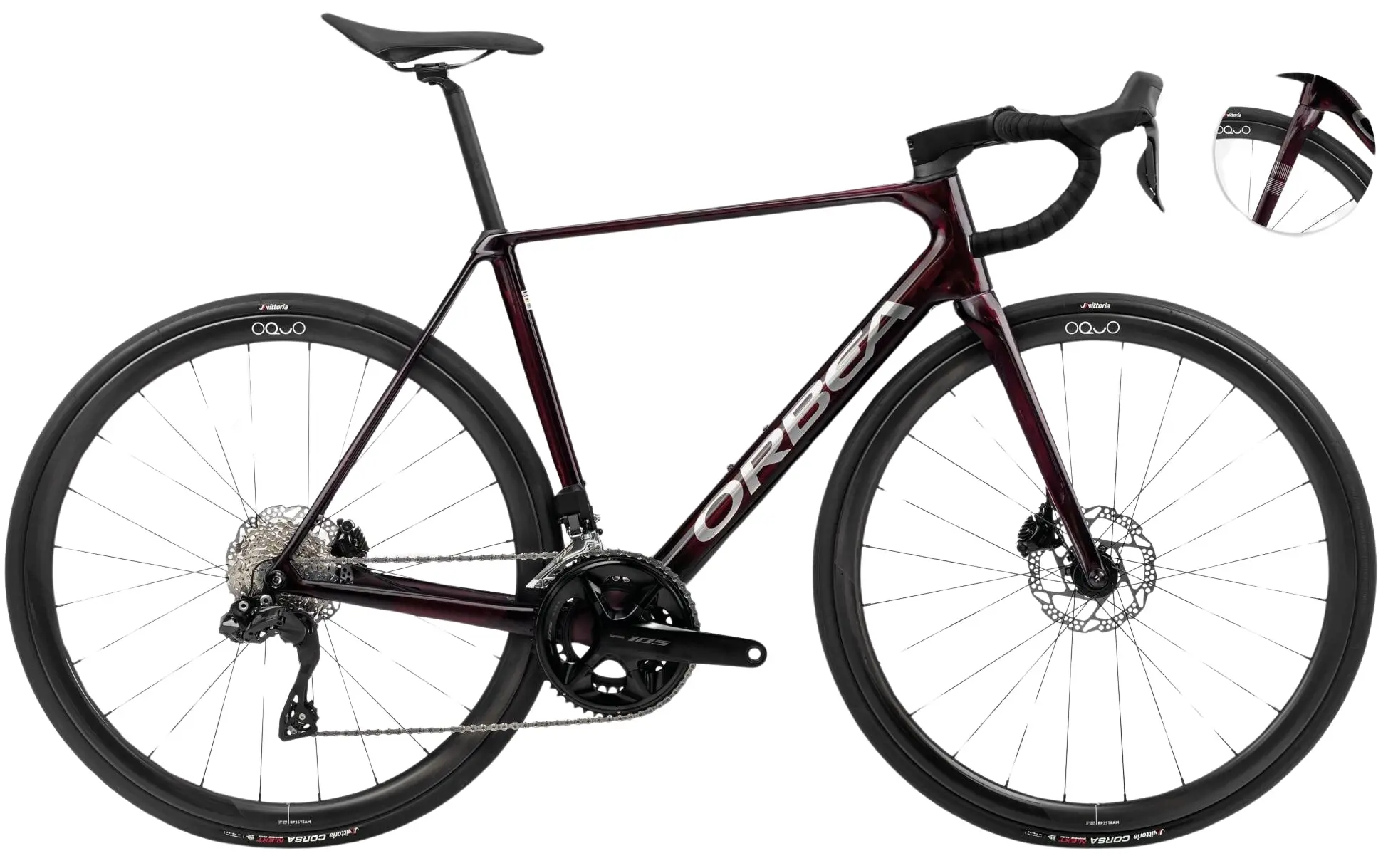 Orbea Orca M35I 2024 Racefiets Carbon Rood 60cm