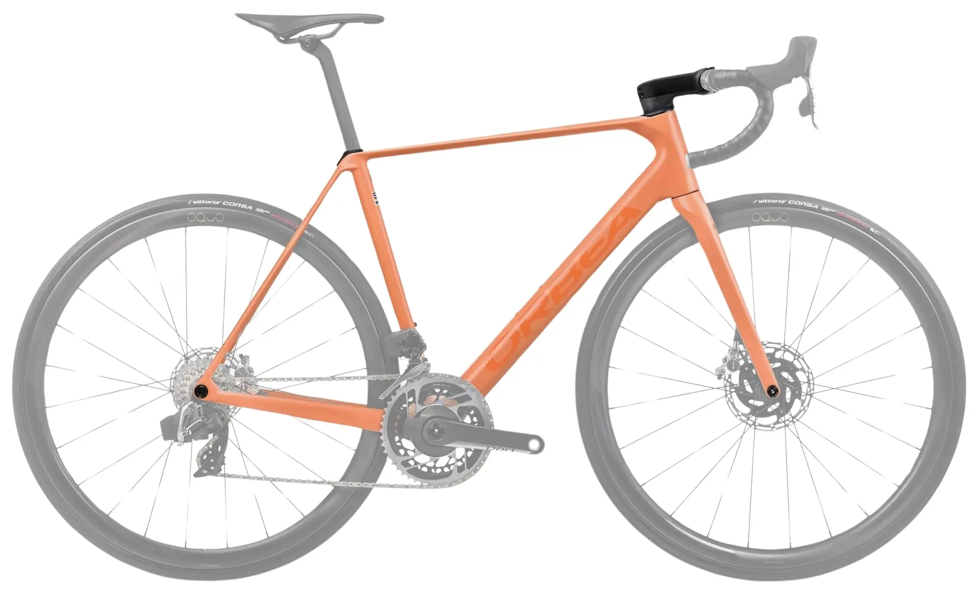 Orbea Orca OMX 2024 Racefiets Frame Carbon Oranje 55cm