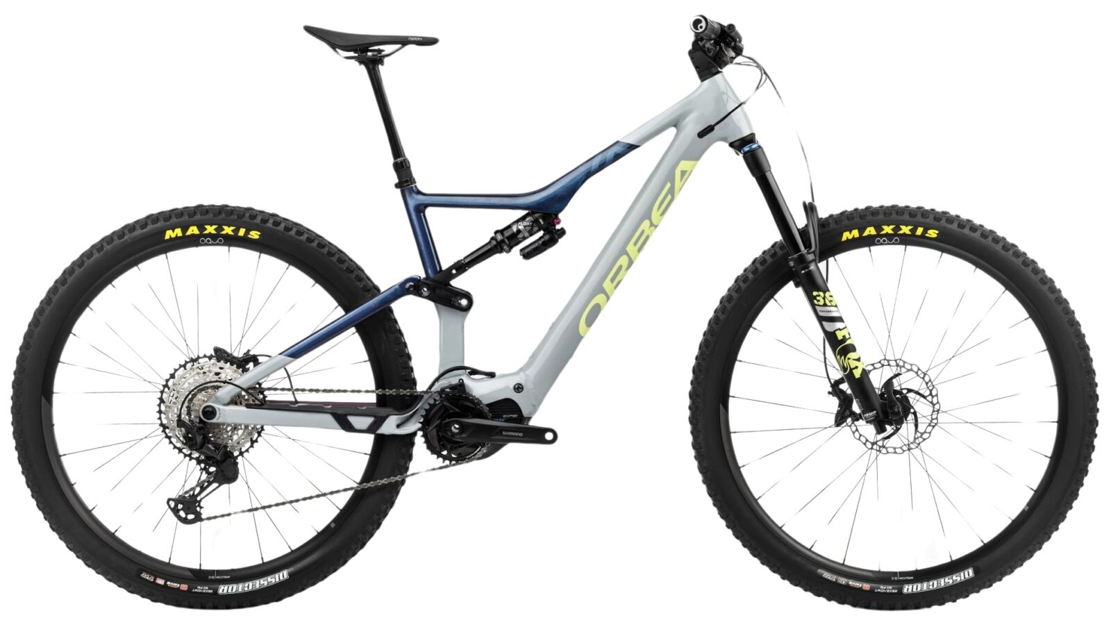 Orbea Rise H10 2024 Elektrische Mountainbike Fully 29 Zoll Wit L