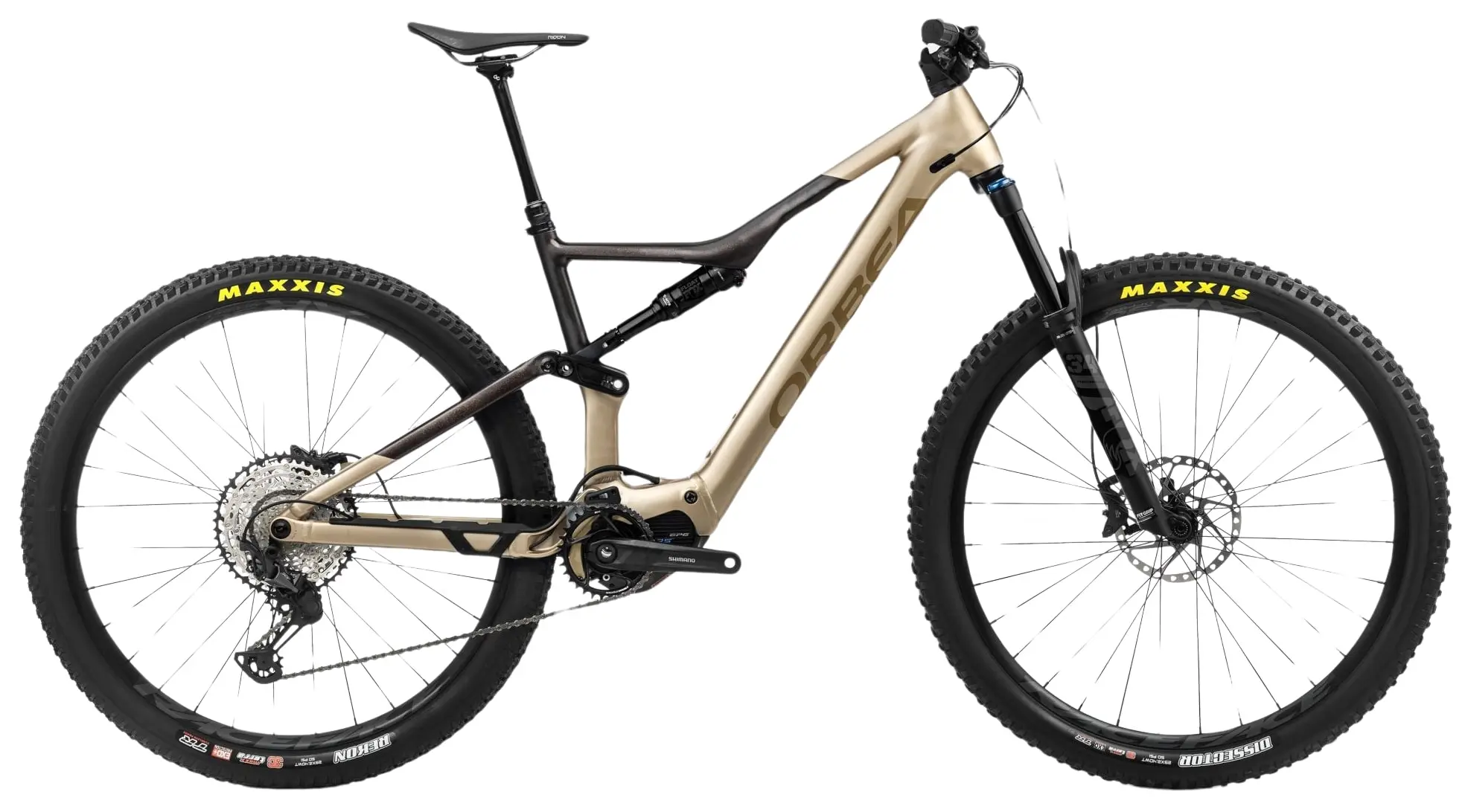 Orbea Rise H20 2024 Elektrische Mountainbike Fully 29 Zoll Goud S