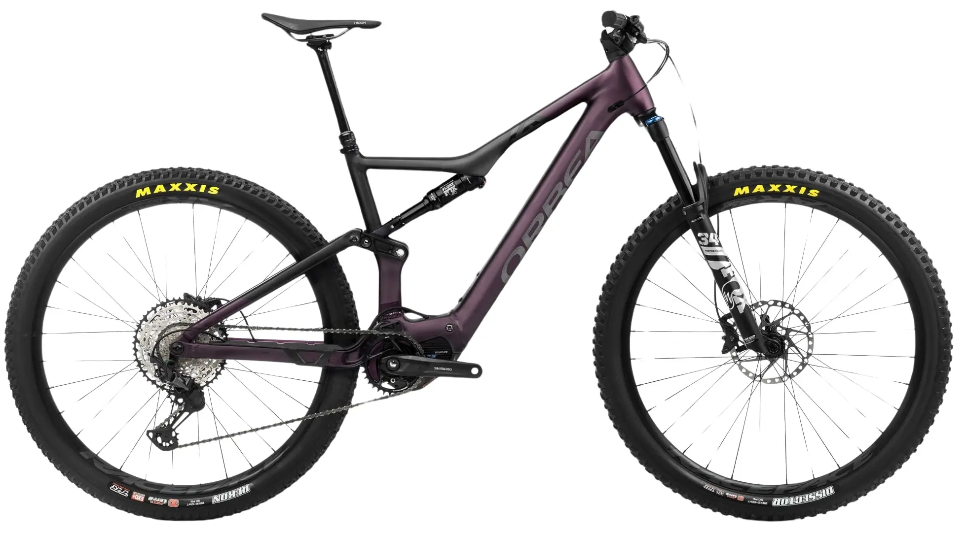 Orbea Rise H20 2024 Elektrische Mountainbike Fully 29 Zoll Paars S