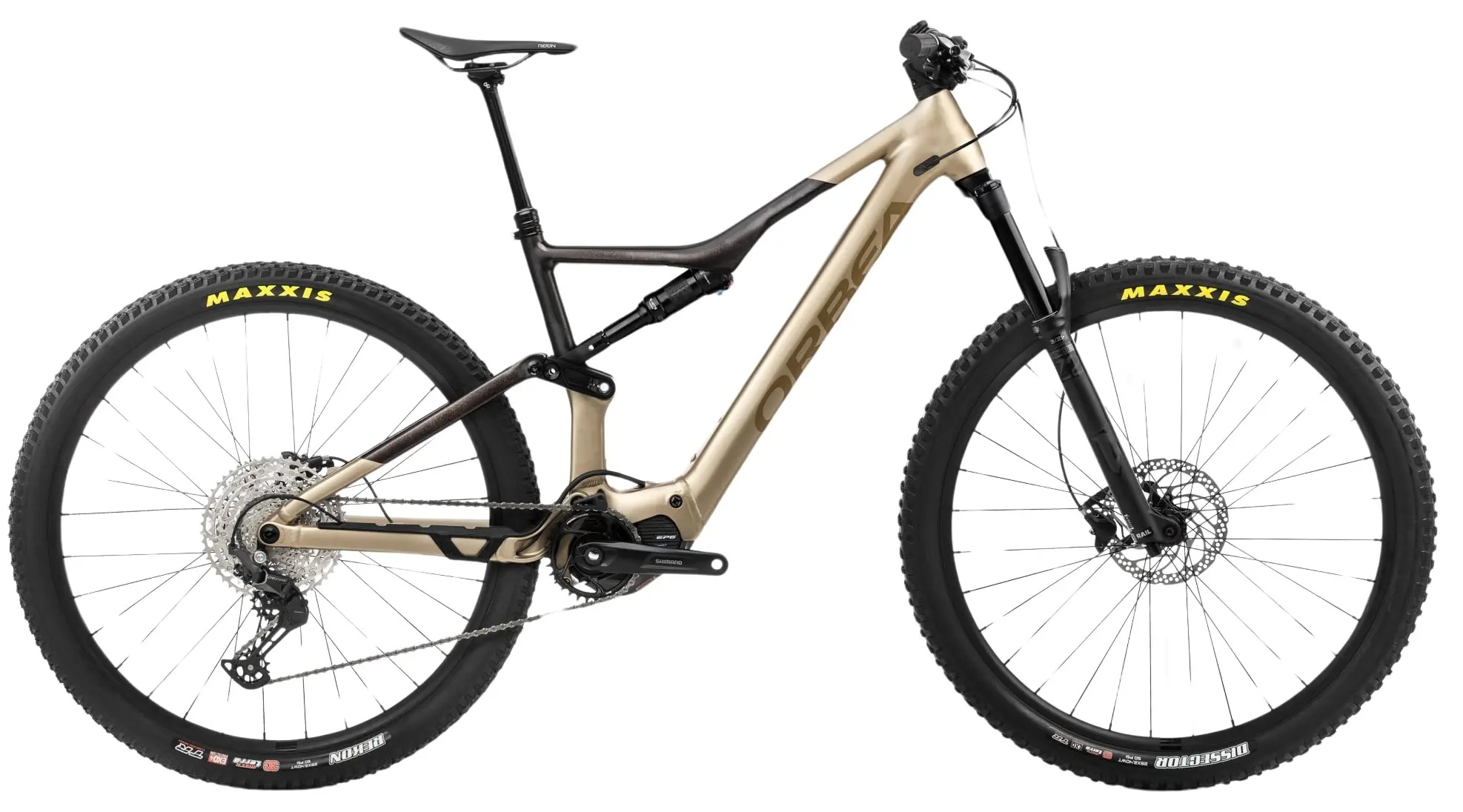 Orbea Rise H30 2024 Elektrische Mountainbike Fully 29 Zoll Goud L