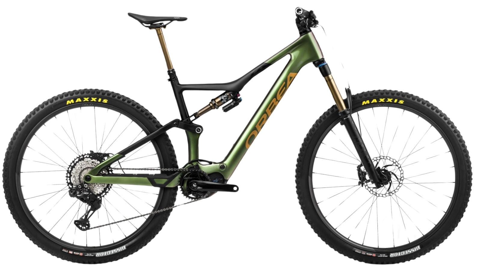 Orbea Rise M-Team 2024 Elektrische Mountainbike Fully Carbon Groen XL 51cm