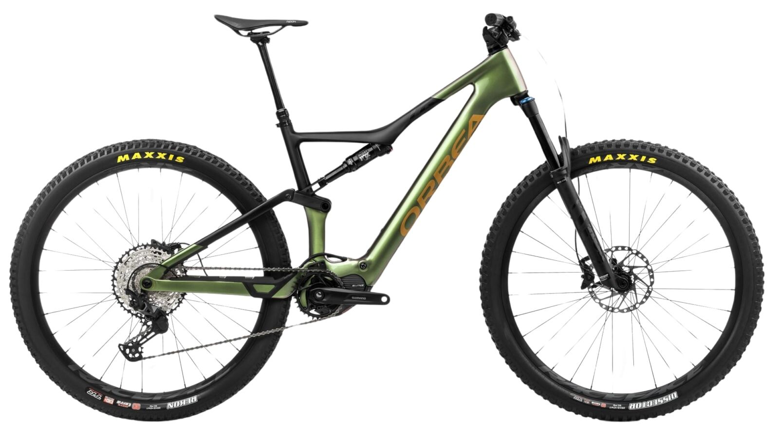 Orbea Rise M20 2024 Elektrische Mountainbike Fully Carbon Groen L 46cm