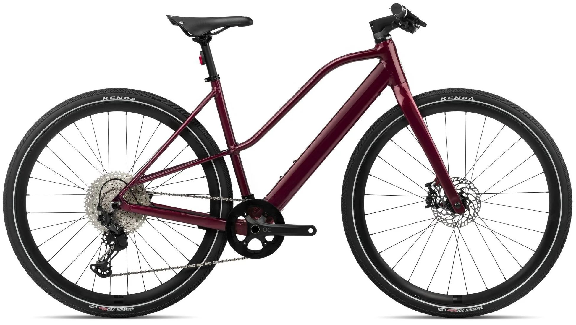 Orbea VIBE MID H10 2024 Lichtgewicht Elektrische Fiets Dames Rood L