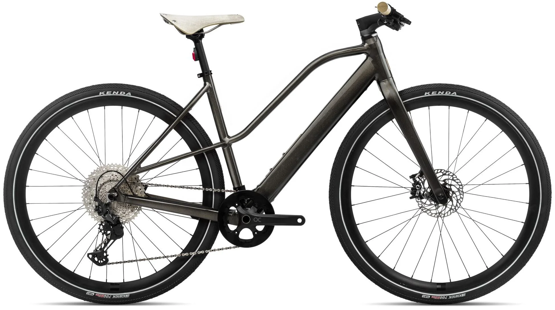Orbea VIBE MID H10 2024 Lichtgewicht Elektrische Fiets Dames Groen S