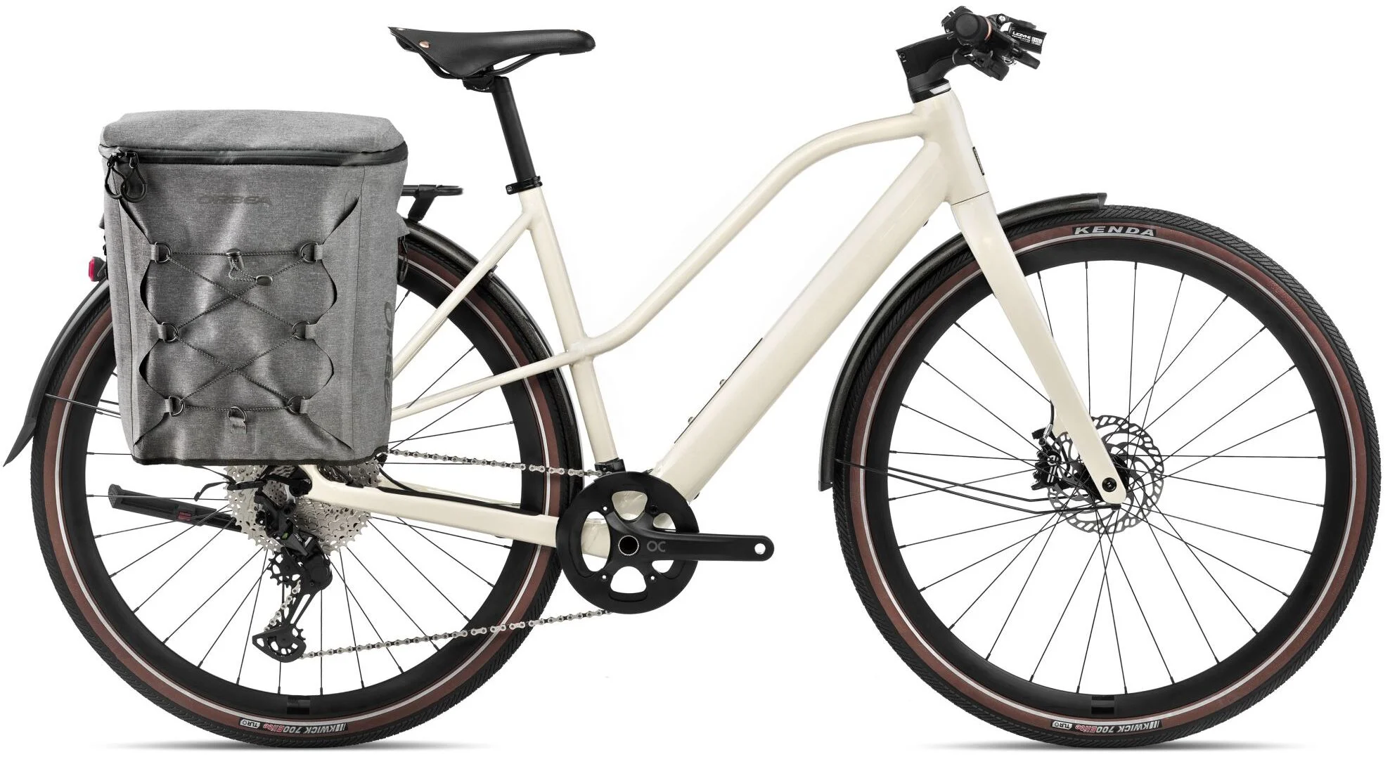 Orbea VIBE MID H10 EQ 2024 Lichtgewicht Elektrische Fiets Dames Wit L
