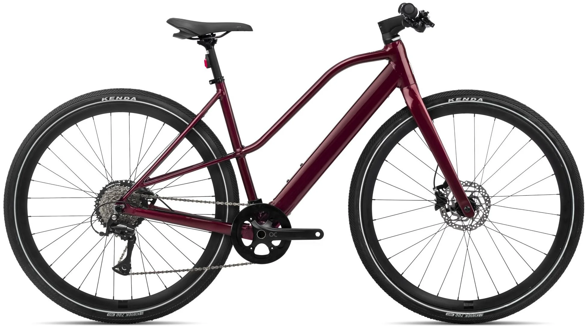 Orbea VIBE MID H30 2024 Lichtgewicht Elektrische Fiets Dames Rood S