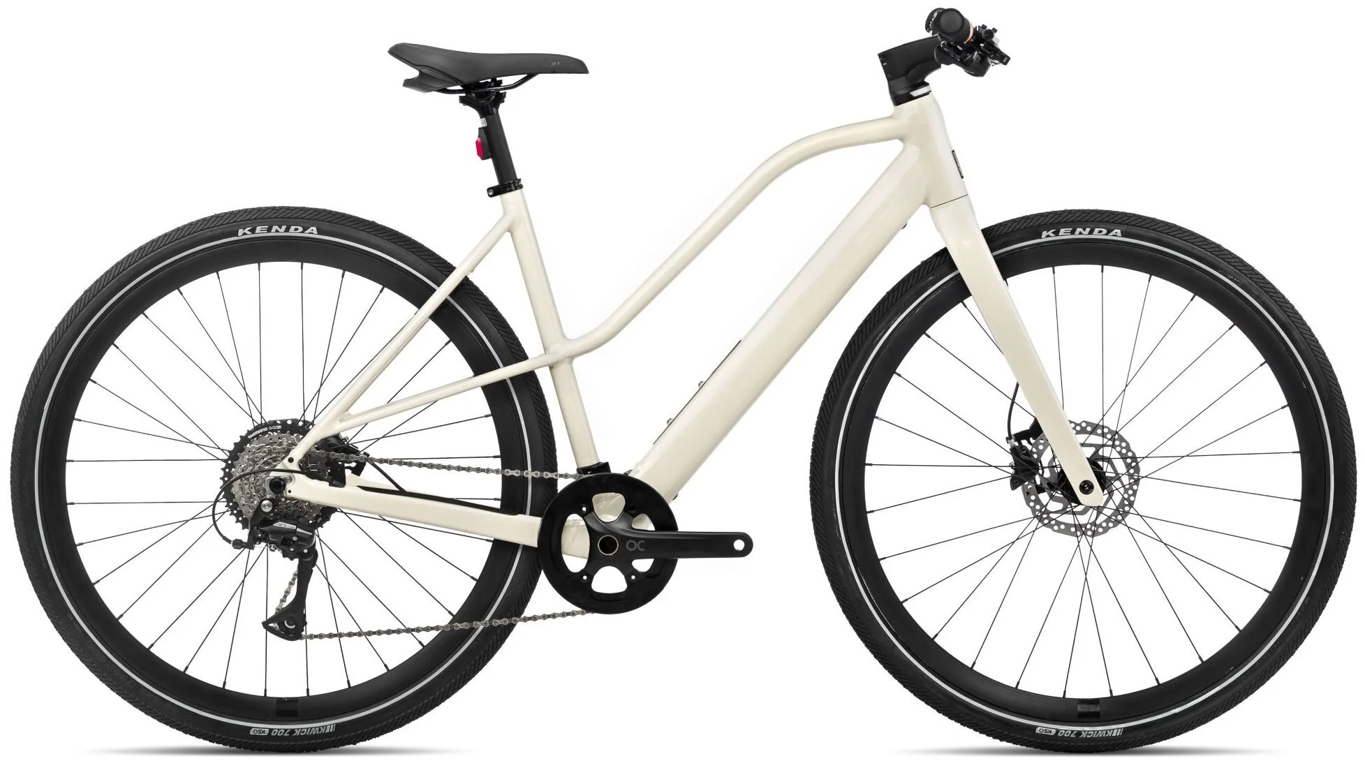 Orbea VIBE MID H30 2024 Lichtgewicht Elektrische Fiets Dames Wit S
