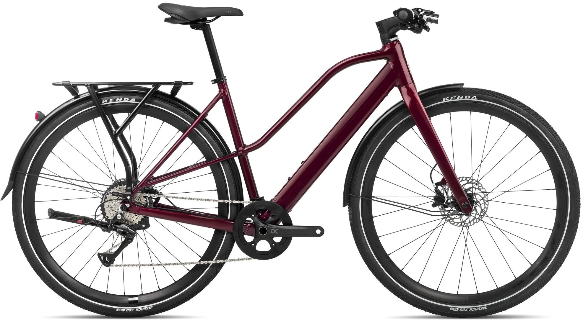 Orbea VIBE MID H30 EQ 2024 Lichtgewicht Elektrische Fiets Dames Rood S