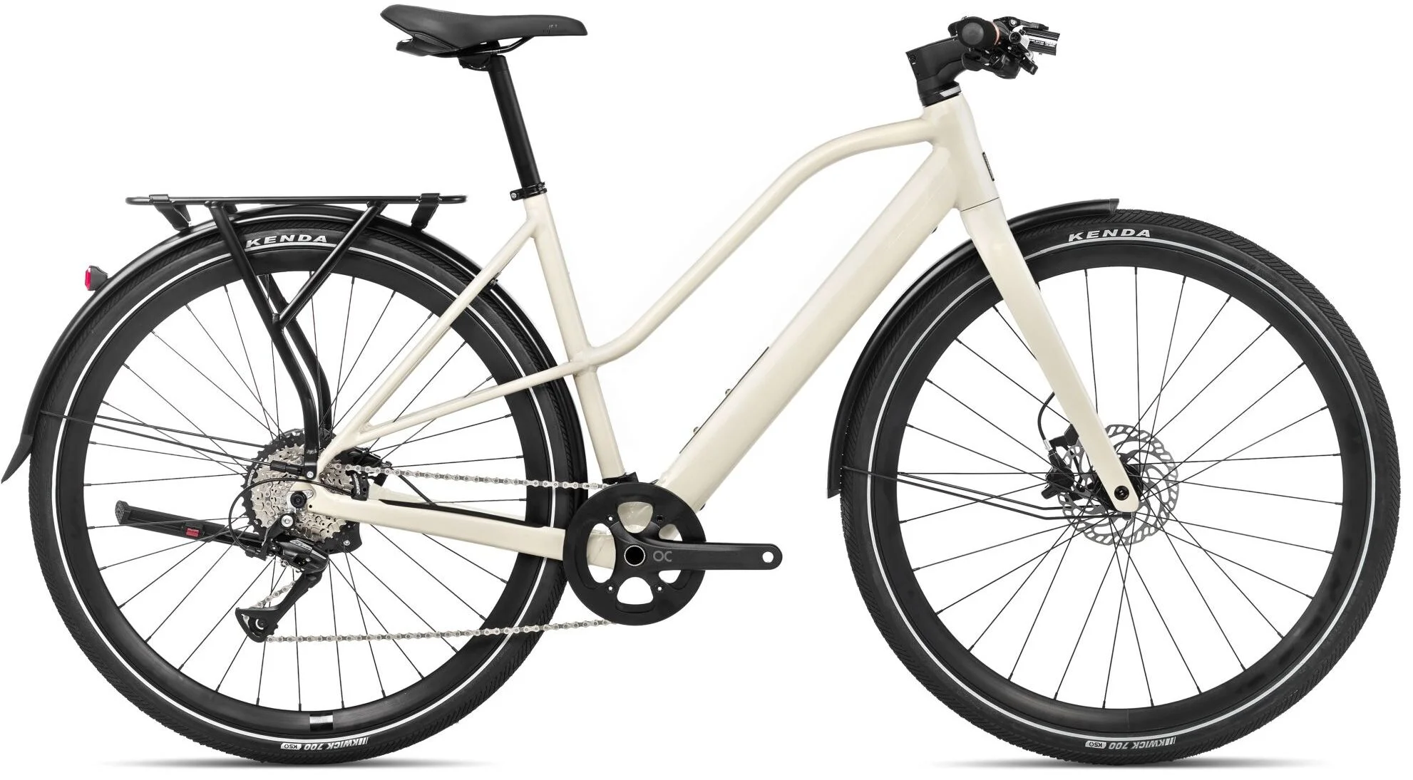Orbea VIBE MID H30 EQ 2024 Lichtgewicht Elektrische Fiets Dames Wit L