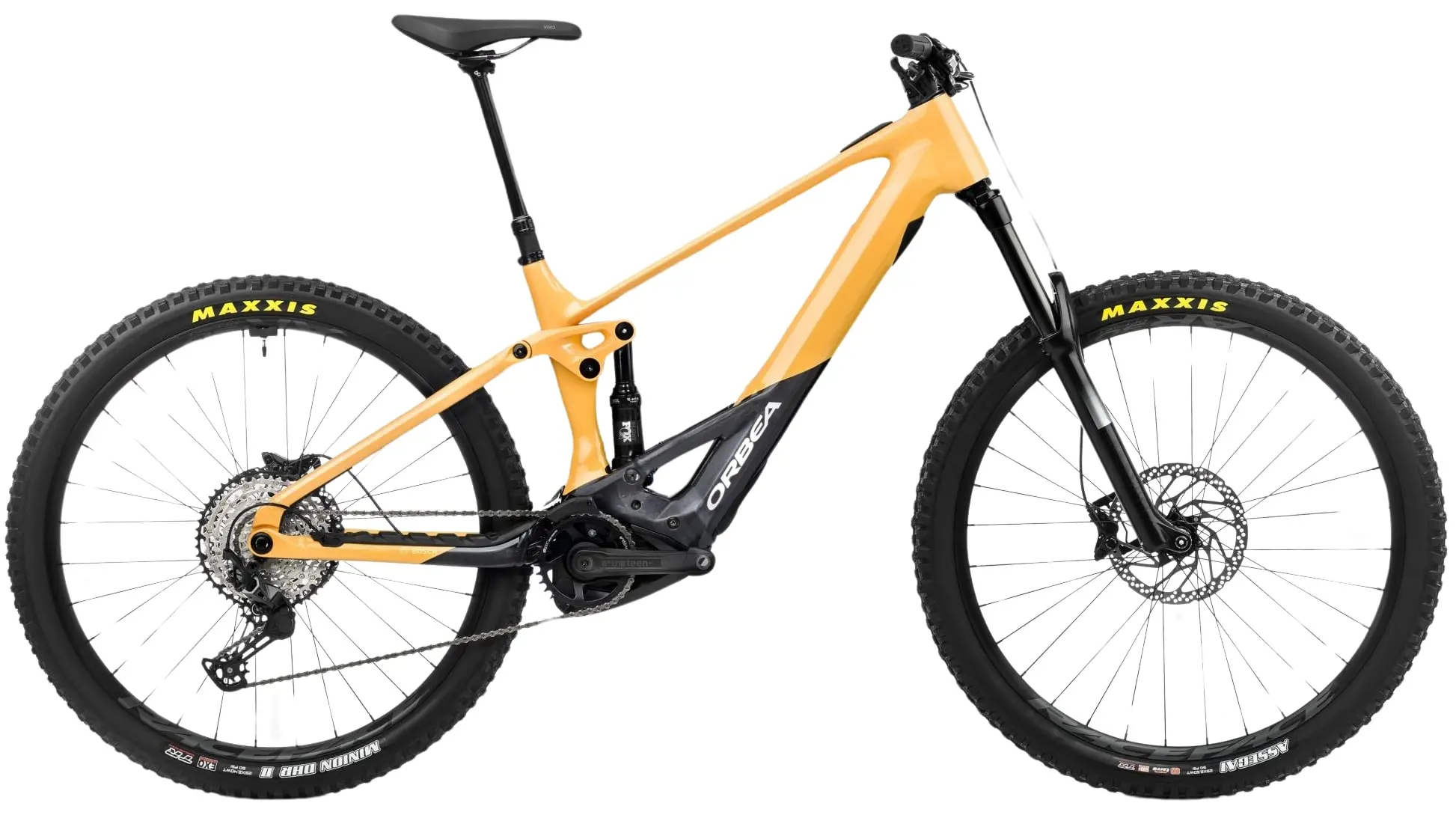 Orbea Wild H30 2024 Elektrische Mountainbike Fully Geel XL