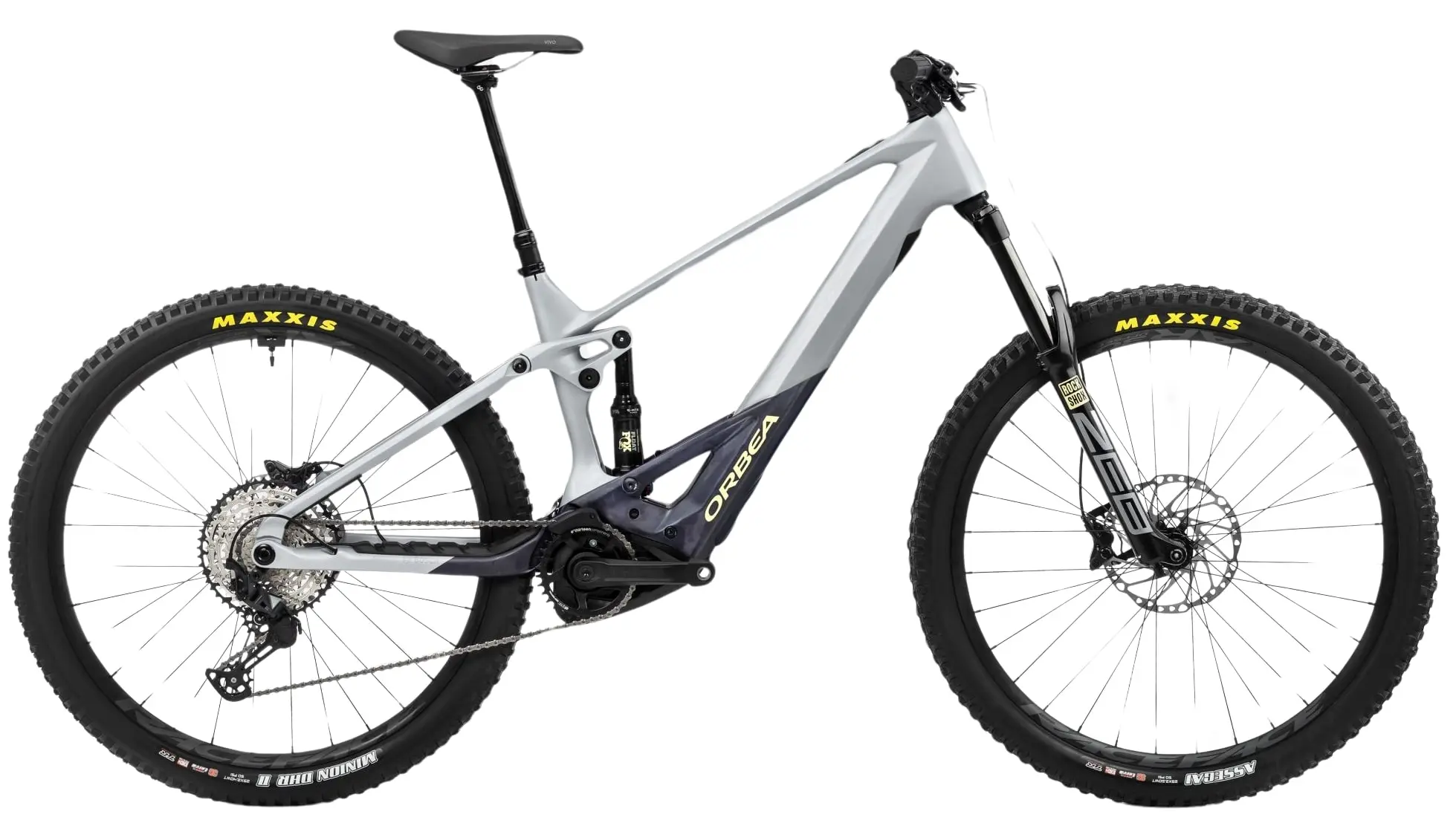 Orbea Wild M20 2024 Elektrische Mountainbike Fully Carbon Wit L