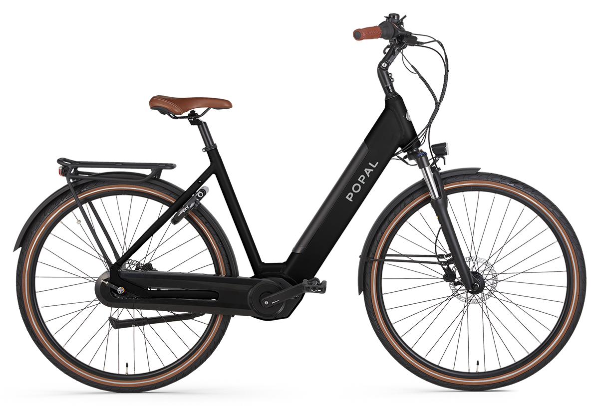 Popal Novel N7 2023 Dames Elektrische Fiets Black Matt 59 Cm