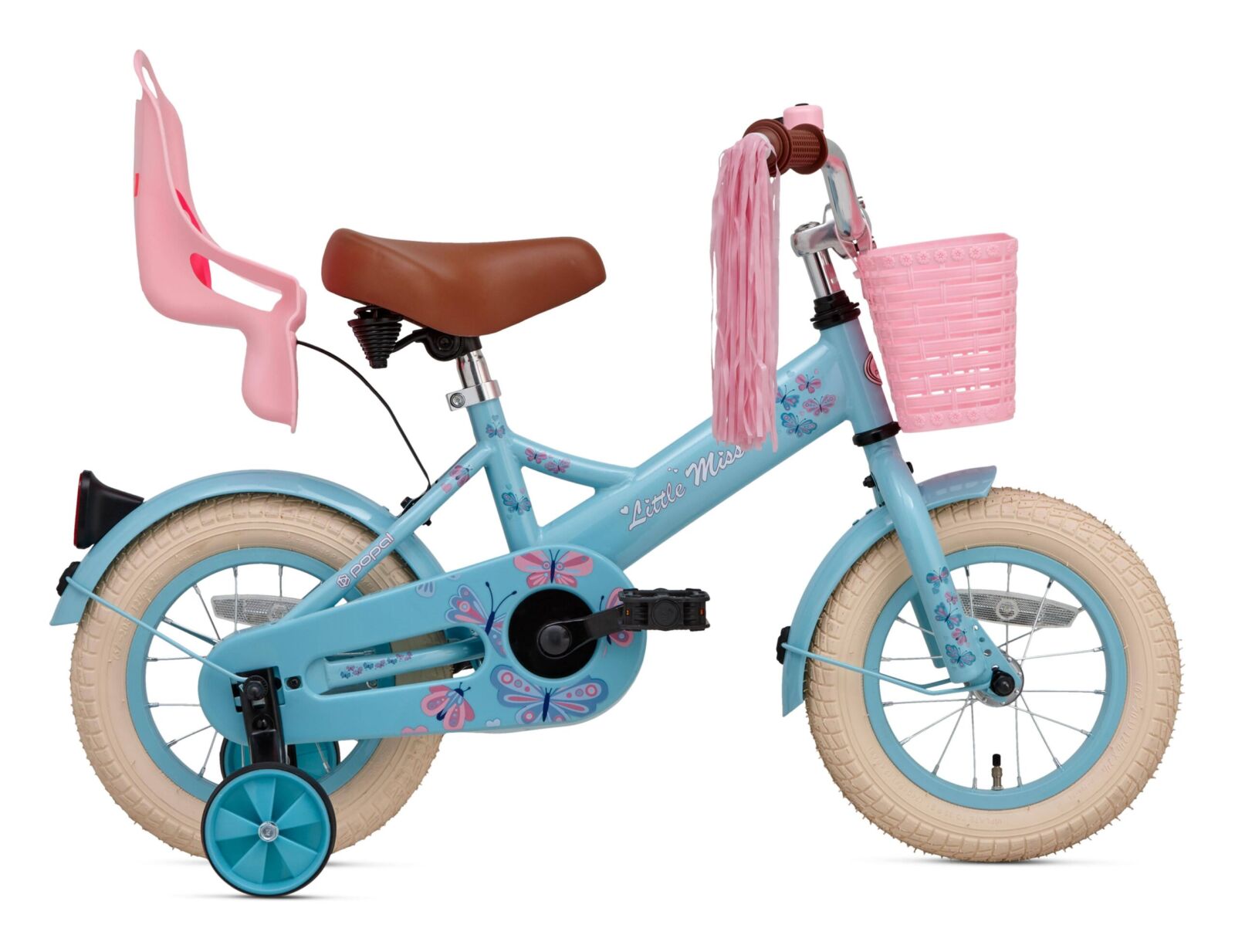 Supersuper Little Miss 12 Inch 2023 Meisjes Kinderfiets Blauw