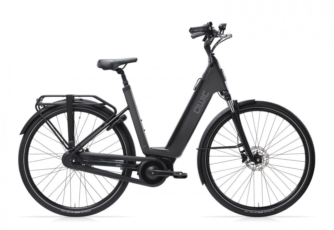 Qwic Mira Daily N7 2023 Dames - Prijs Na Inruil Elektrische Fiets Jet Black 60 Cm