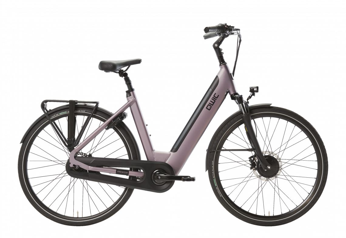 Qwic Premium I-FN7 2023 Dames - Prijs Na Inruil Elektrische Fiets Stone Lilac 59 Cm