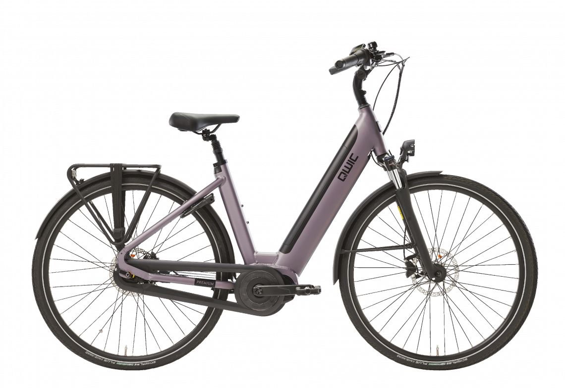 Qwic Premium I-MN7.2 2023 Dames - Prijs Na Inruil Elektrische Fiets Stone Lilac 59 Cm