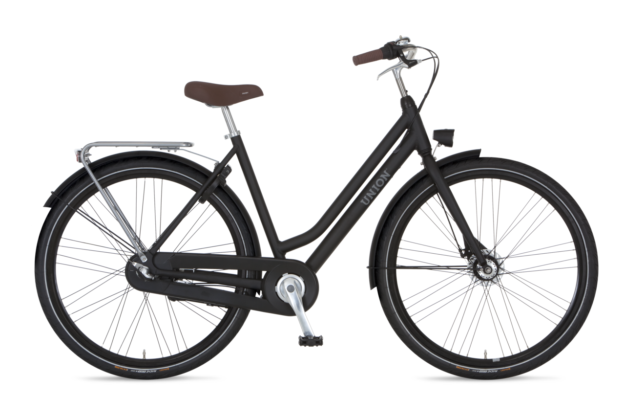 Union Curb N3 Dames Stadsfiets Black Mat 53 Cm