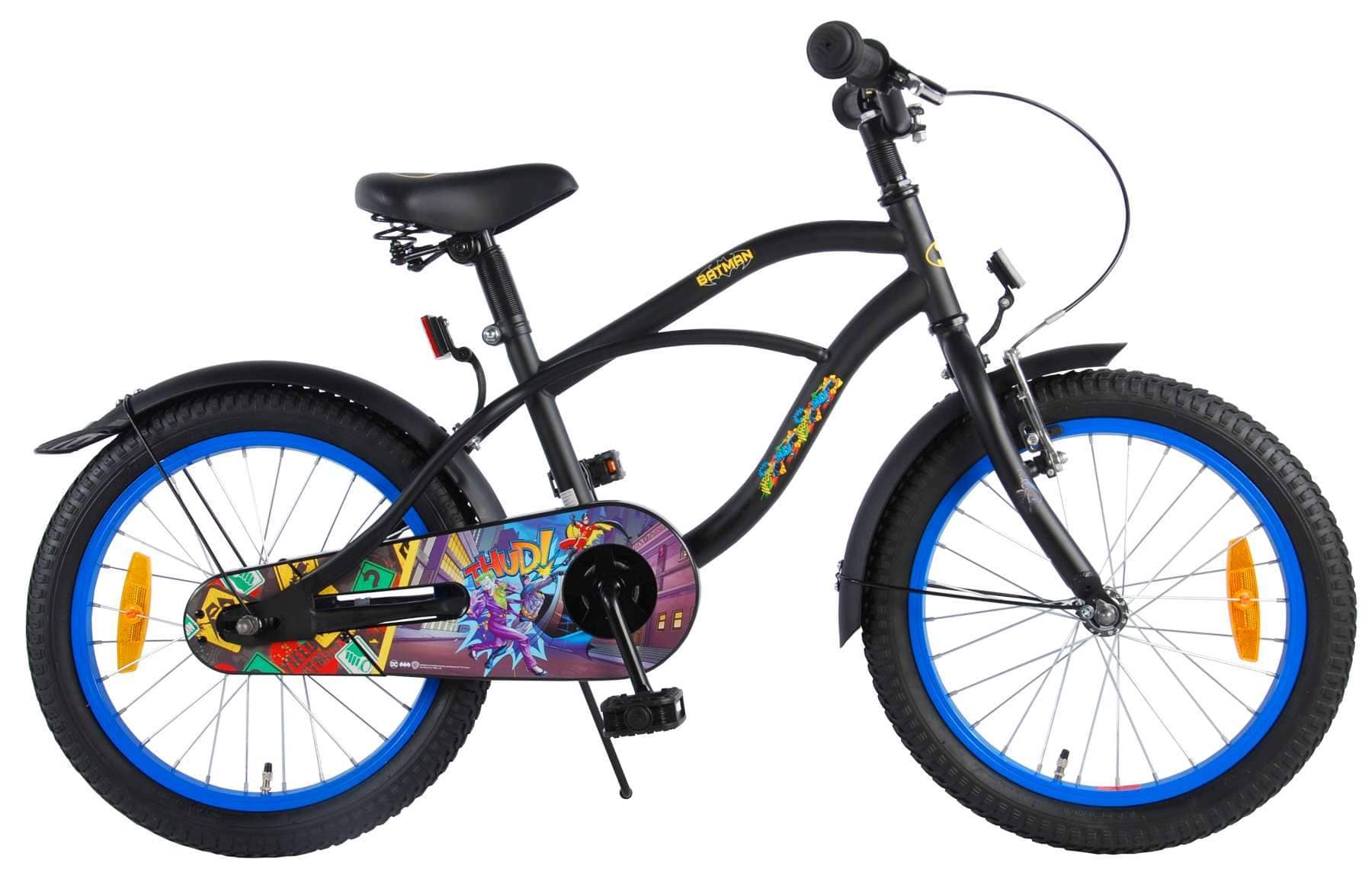 Volare Batman 18 Inch Jongens Kinderfiets Zwart