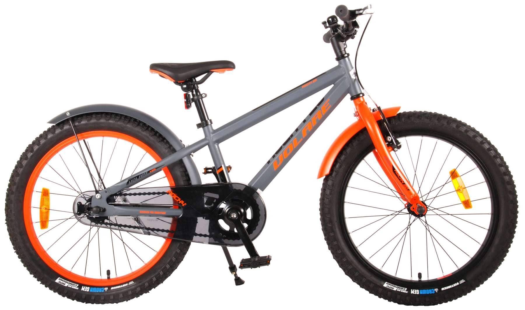 Volare Rocky 20 Inch Jongens Kinderfiets Grey Orange