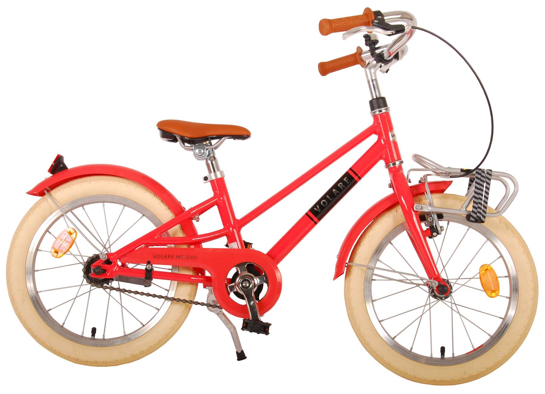 Volare Melody 16 Inch Meisjes Kinderfiets Rood