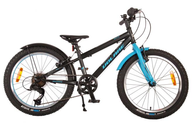Volare Rocky V6 20 Inch Jongens Kinderfiets Black Blue