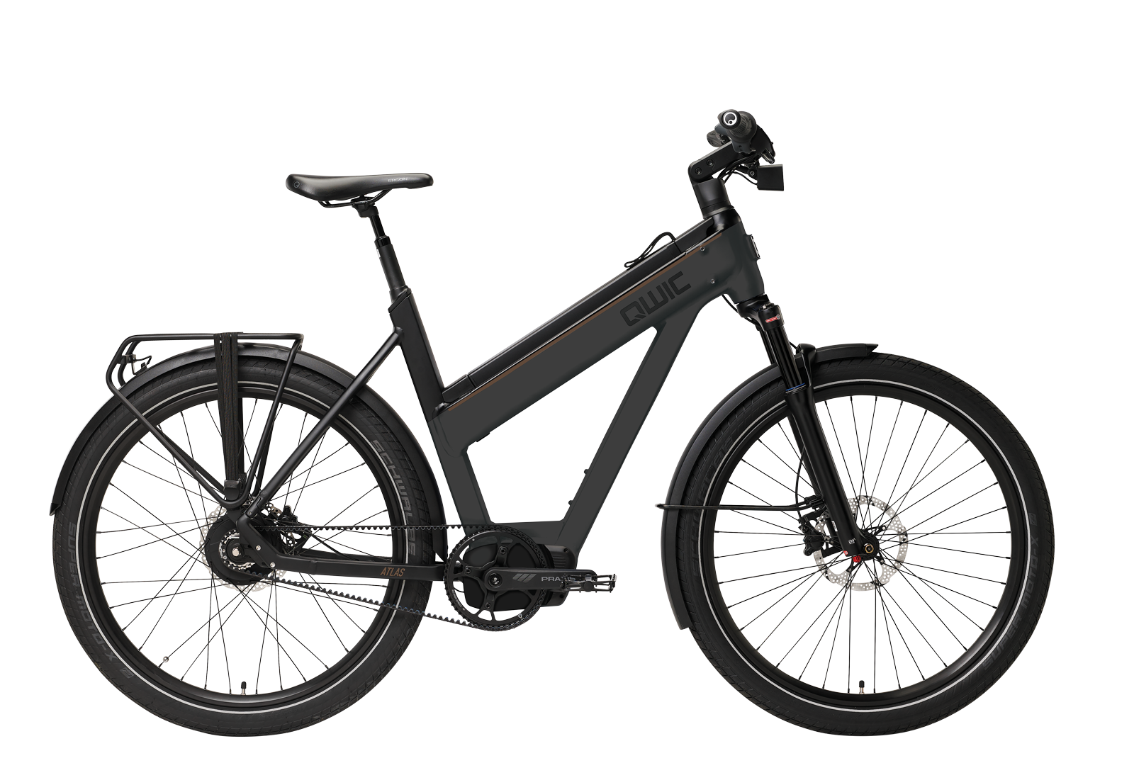Qwic Atlas Vario Herenfiets Jet Black M