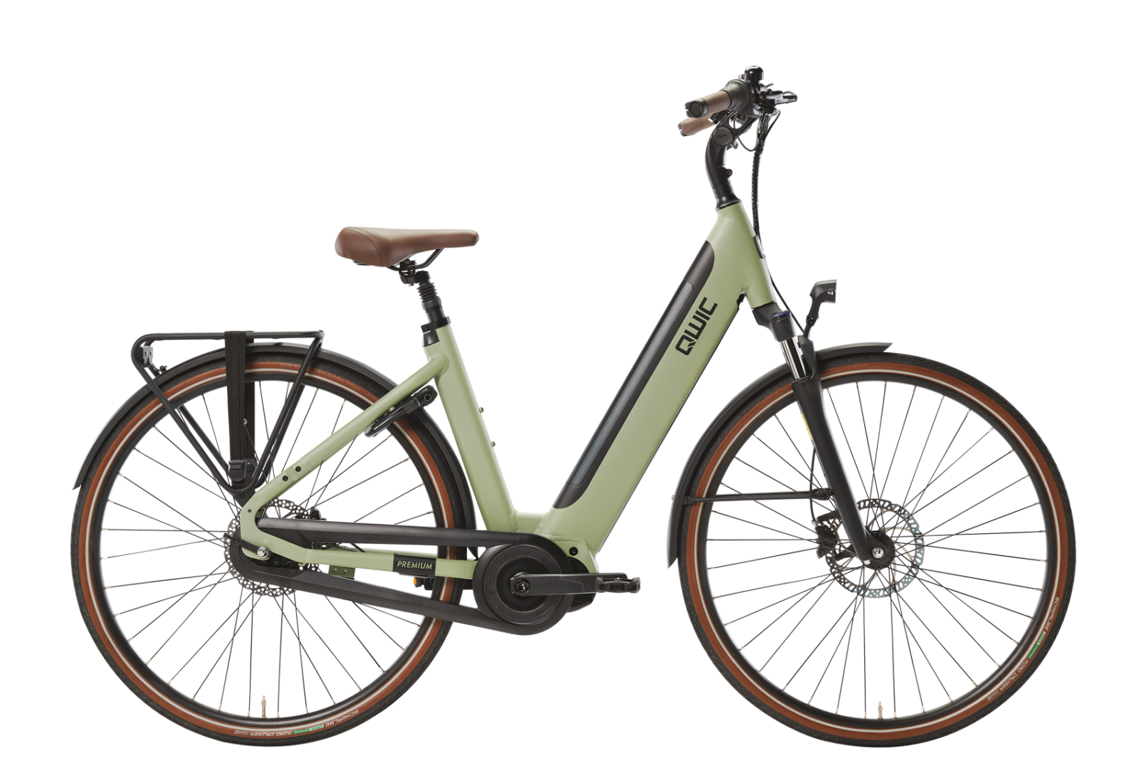 Qwic Premium I MN7+ Lage Instap Khaki Green M