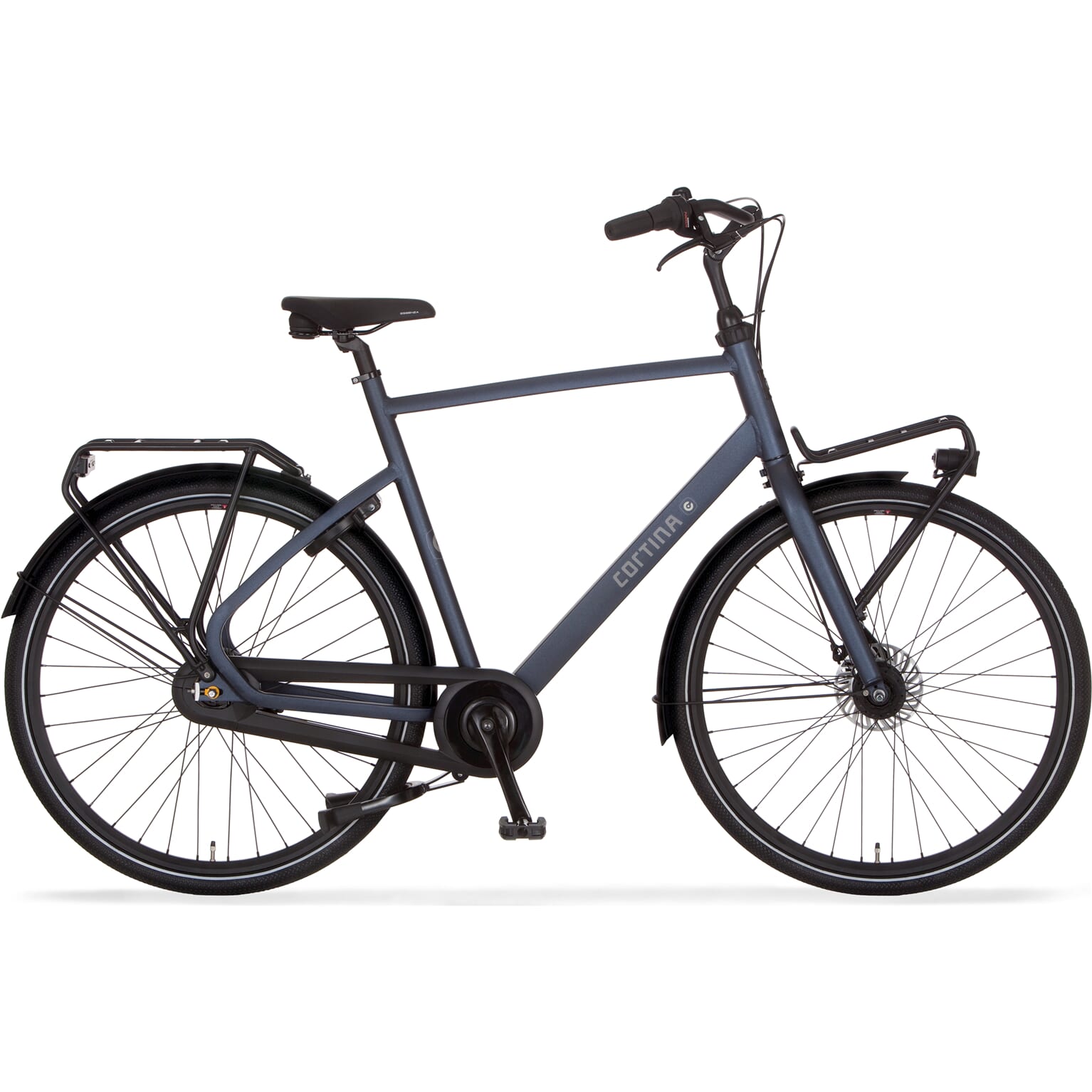 Cortina Common Herenfiets 61 cm Black Blue Matt ND7