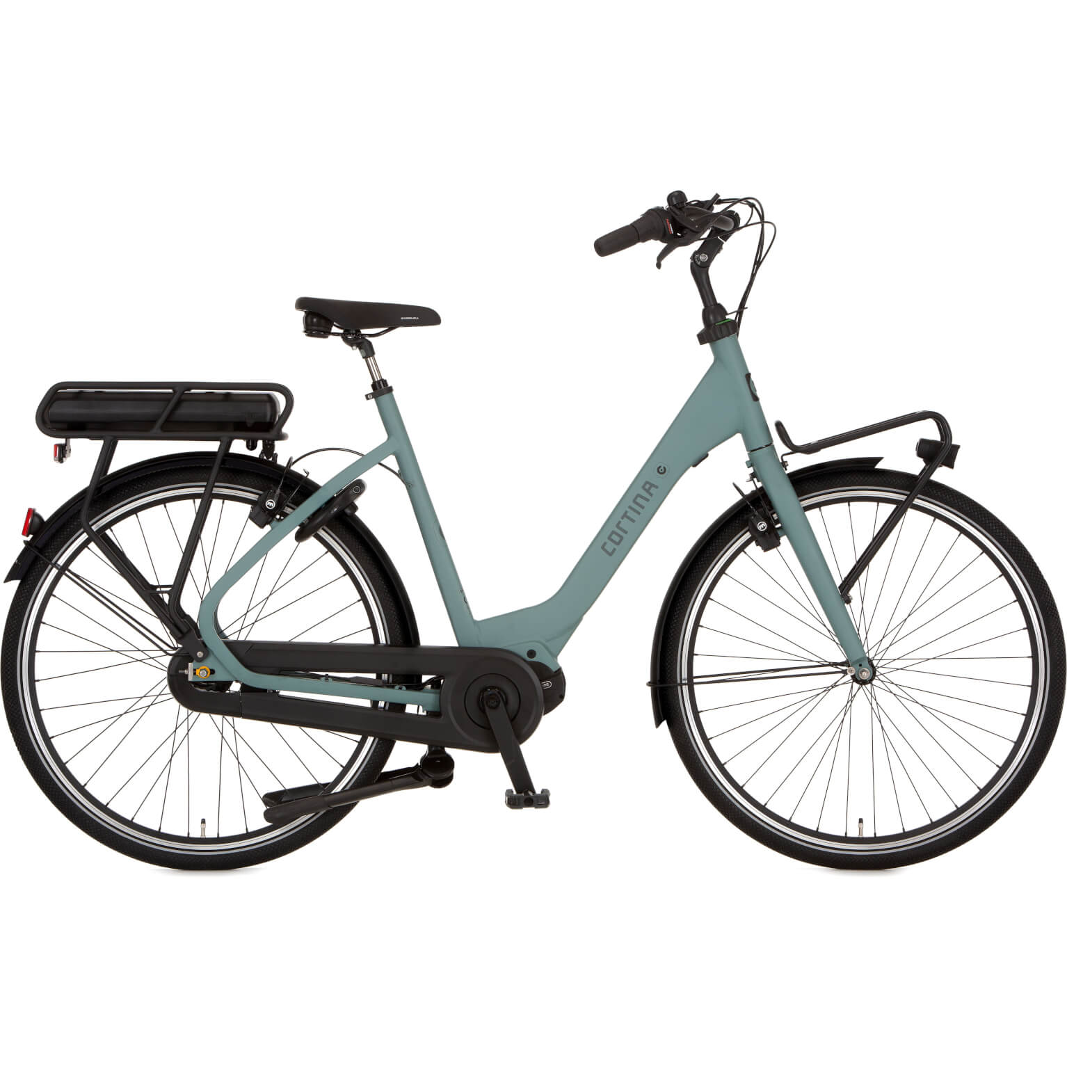 Cortina E-Common Damesfiets 57 cm Laurel Wreath Matt HB8 M420 43V