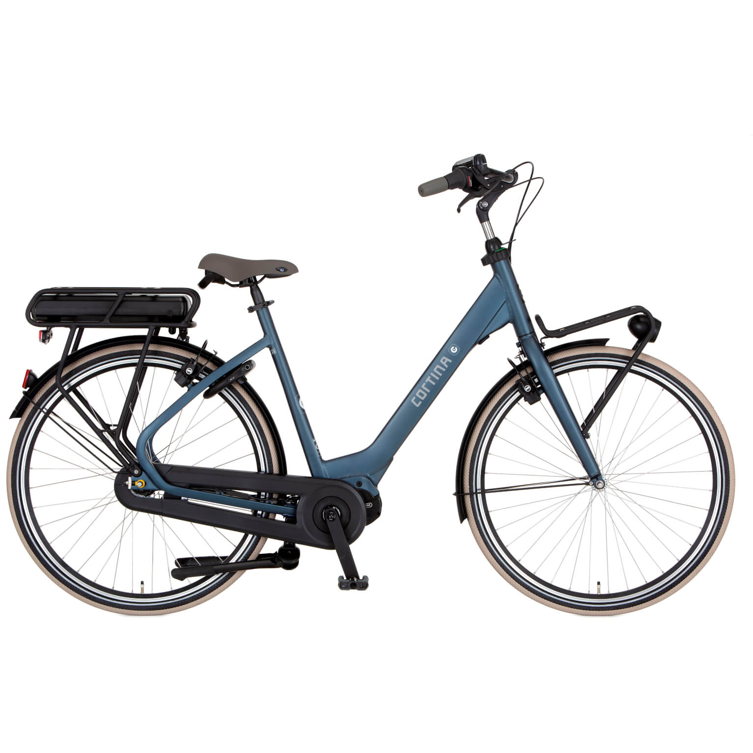 Cortina E-Common Family Moederfiets 57 cm Mystery Grey Matt HB7 M420 43V