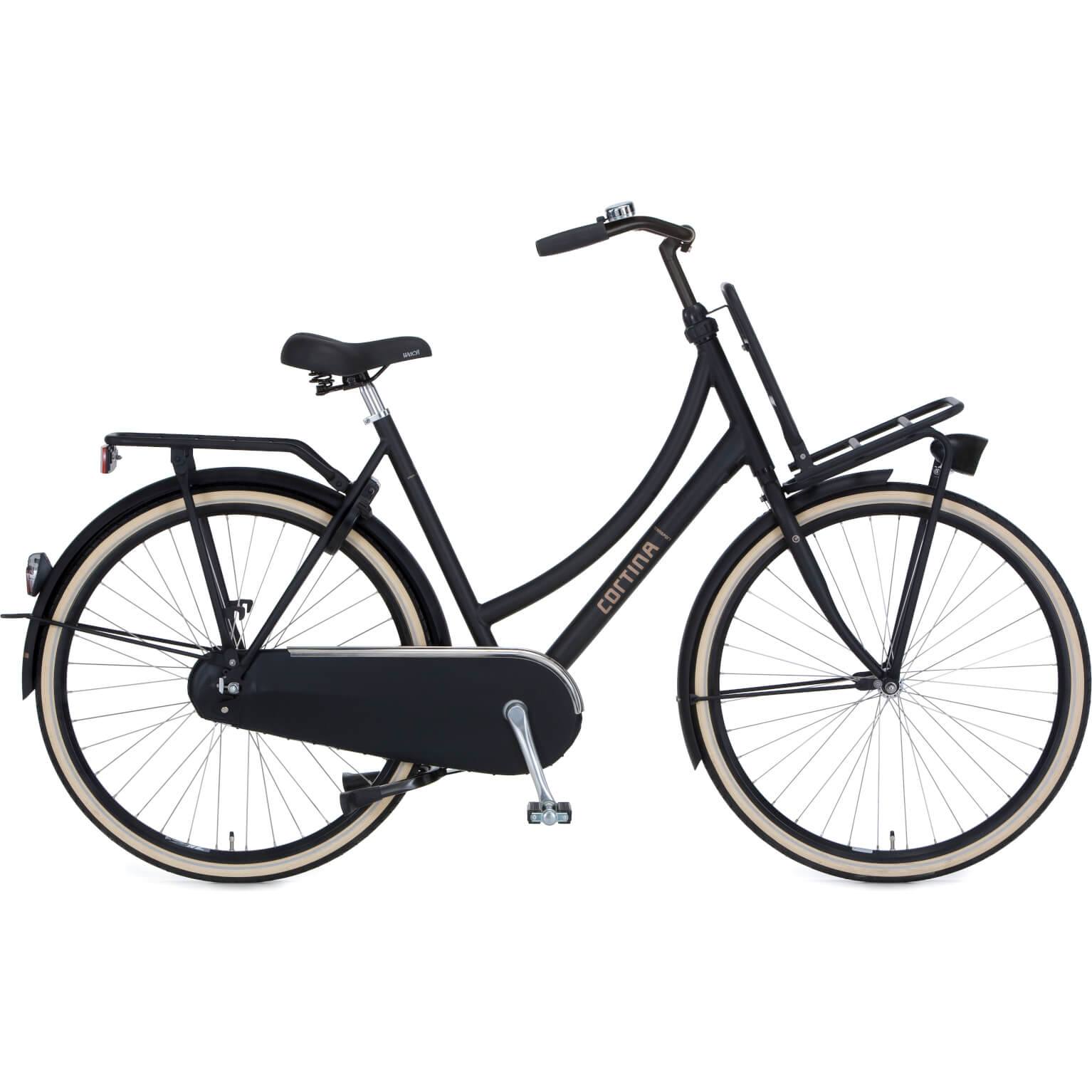 Cortina U4 Damesfiets Jet Black Matt RN