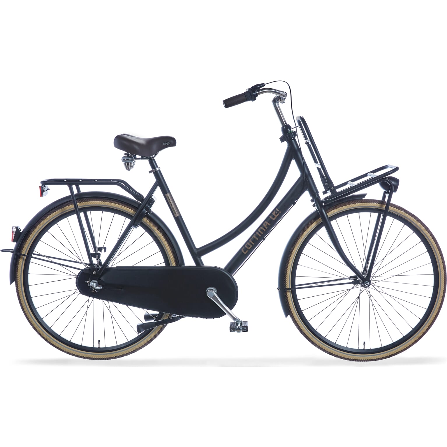 Cortina U4 Damesfiets 61 cm Jet Black Matt R3