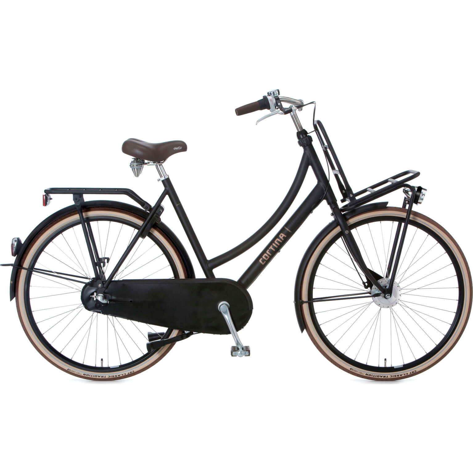 Cortina U4 Damesfiets 57 cm Jet Black Matt ND3