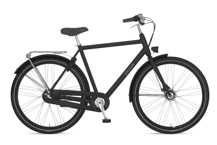 Union Curb N7 Heren Stadsfiets Black Mat 57 Cm