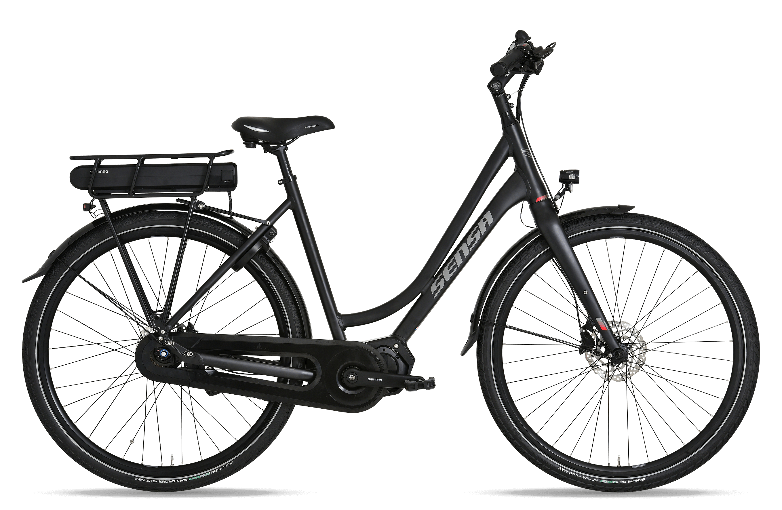 Sensa Treviso Power N7 2023 Dames Stadsfiets Matt Black Grey 48 Cm