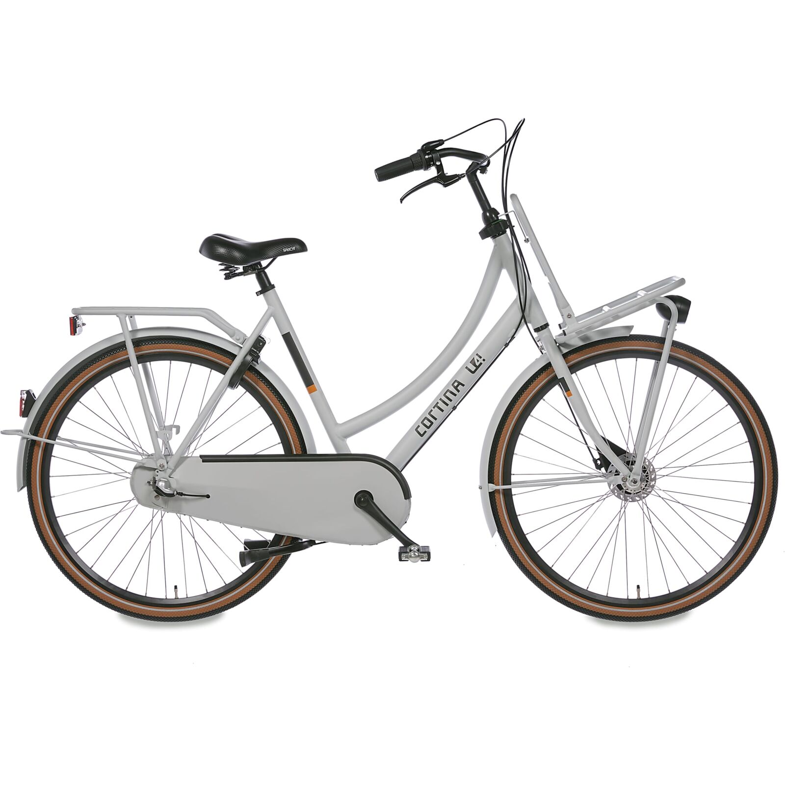 Cortina U4 Transport Solid N3 2023 Dames Transportfiets Smooth Grey Matt 50 Cm